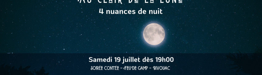 Illustration de l’évènement: Sous les étoiles - Au clair de la Lune