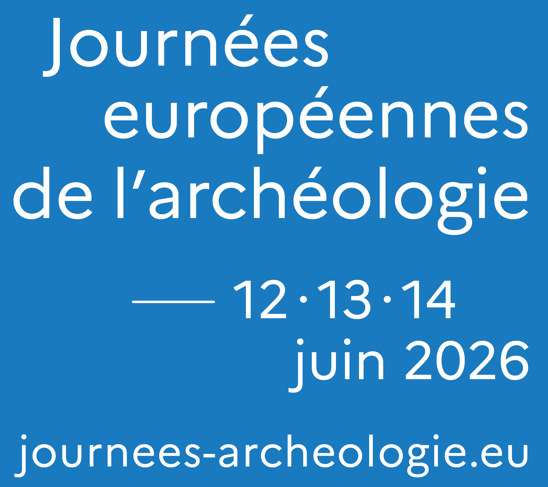 Evénements: Journées Européennes de l'archéologie