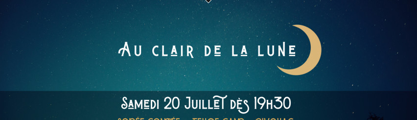Illustration de l’évènement: Sous les étoiles - Au Clair de la Lune