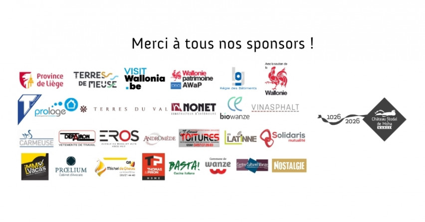 Merci à tous nos sponsors !